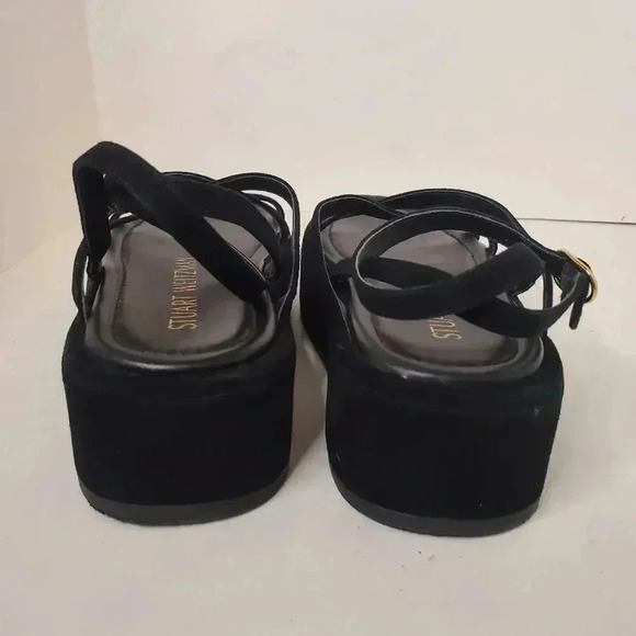 Stuart Weitzman Sweden Black Plataform Size 5B - Picture 13 of 15